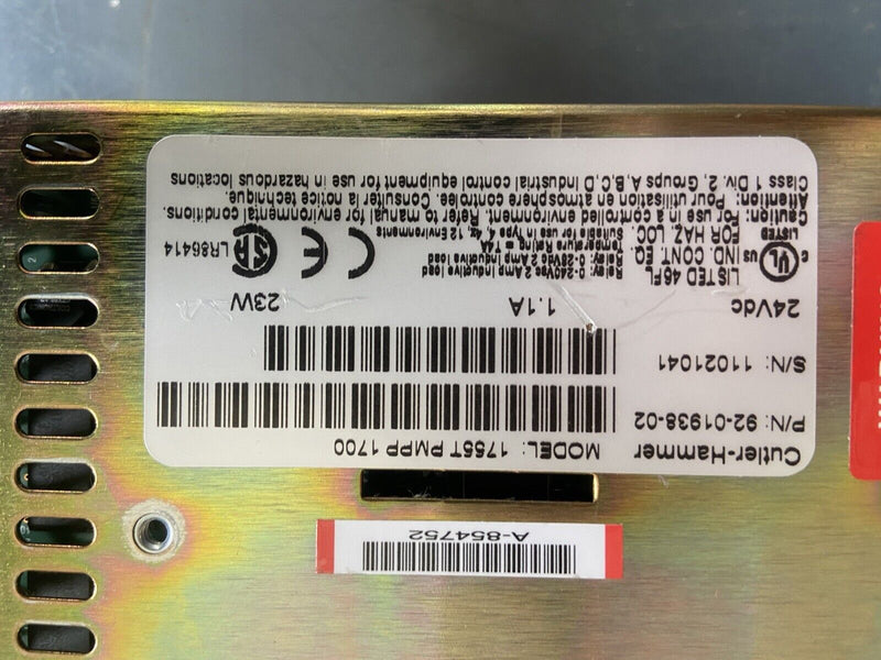 Cutler Hammer Eaton Panel Mate 1755t pmpp 1700 HMI
